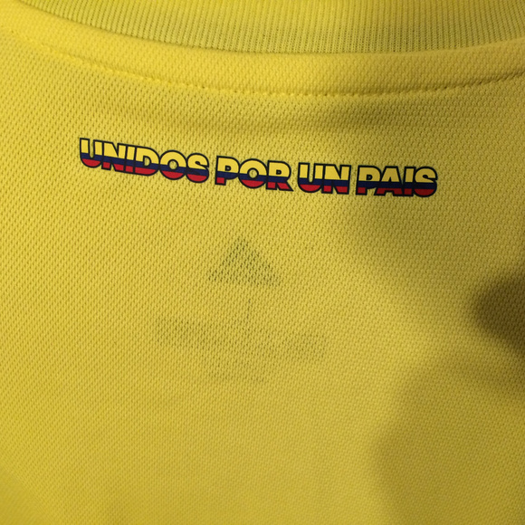 Adidas Yellow Colombia soccer jersey -size L (NWT) - Picture 4 of 8